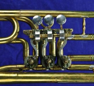 vintage lidl brno e eb rotary trumpet