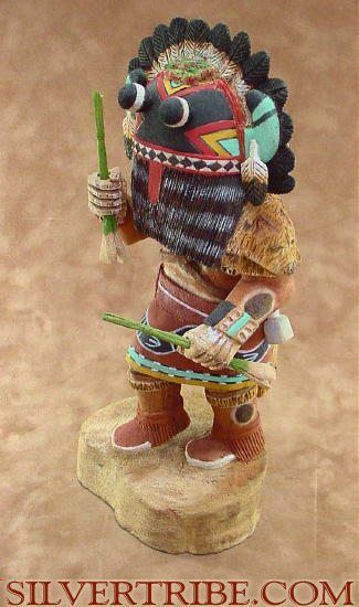 search our store hopi broad face wuyak kuita kachina doll eloy wytewa 