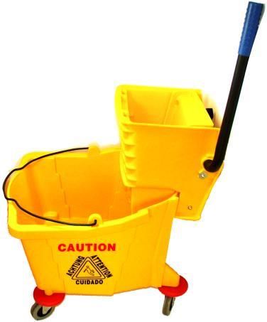   Hall Floor Cleaning MOP Trolley Water Bucket w Wringer