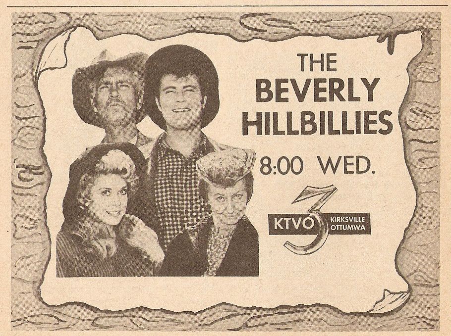   tv ad Beverly Hillbillies Jed Throws a Wingding Buddy Ebsen Irene Ryan