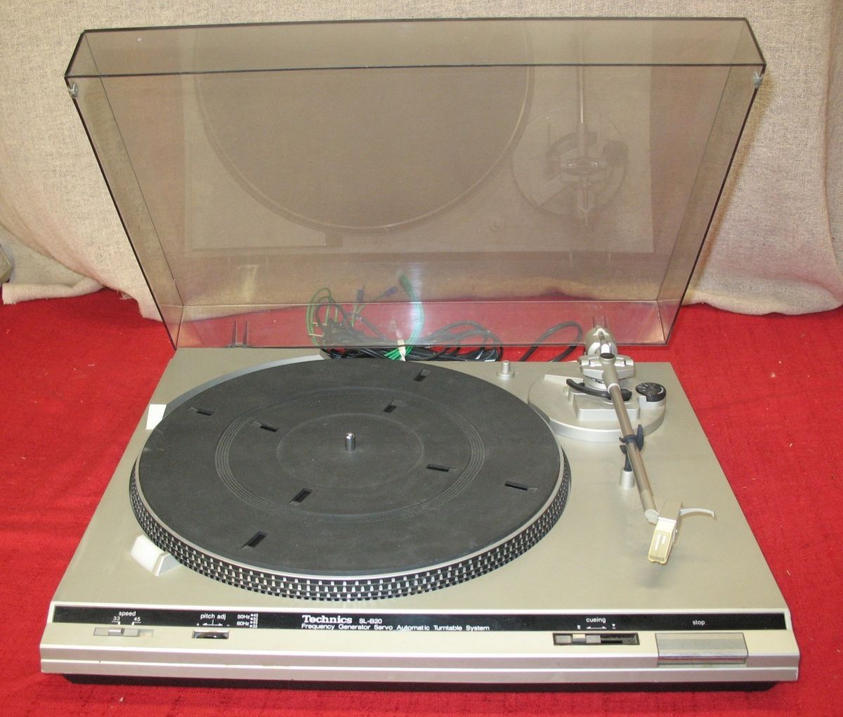 Technics SL B20 Belt Drive Turntable w Audio Technica DR400E Cartridge 