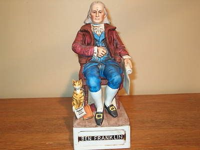 mccormick whiskey decanter ben franklin  14 00