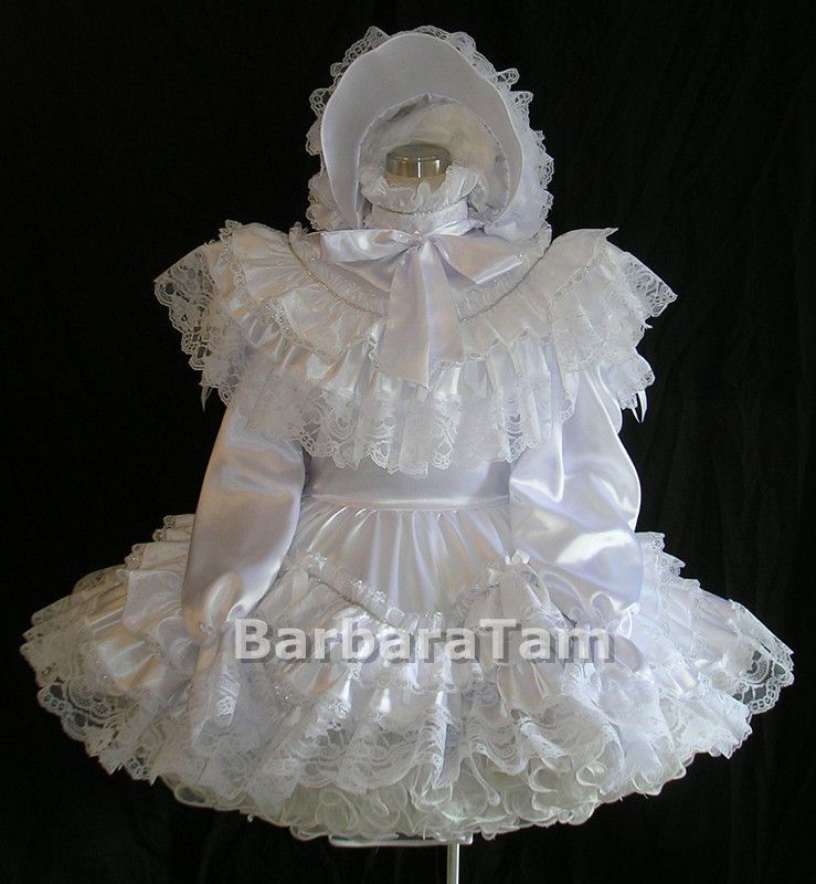 bbt french adult sissy girl dress free bonnet from hong kong 