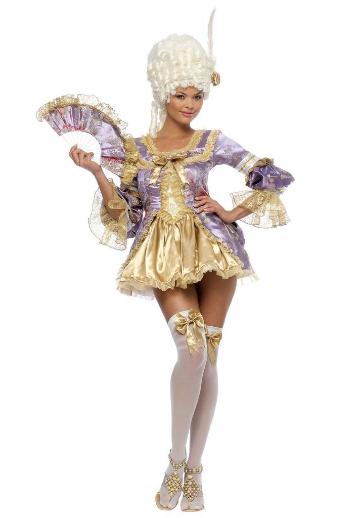 sexy womens marie antoinette halloween costume fancy dress