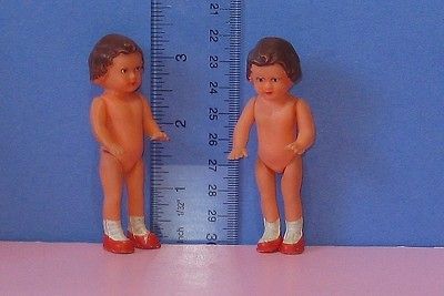 doll house vtg ari rubber germany girl toy lot