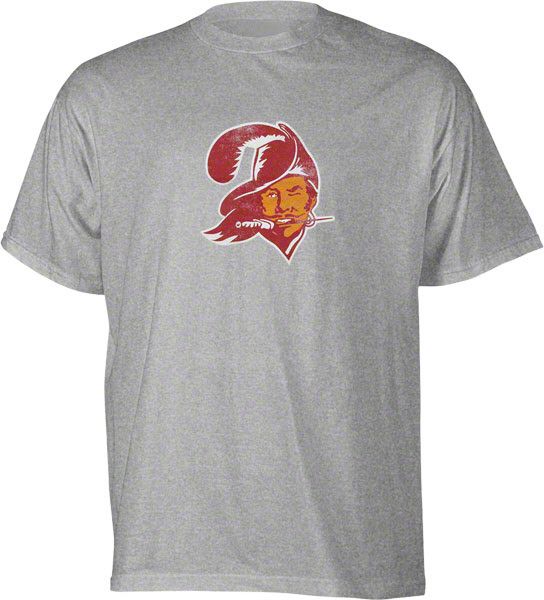   Bay Buccaneers Classic NFL Throwback Bucco Bruce Logo T Shirt