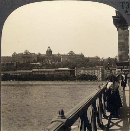 Vintage Architecture Palace of Buda Szechonyi Keystone Meadville PA 