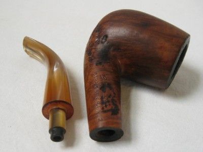 Butz Choquin 1319 Sraight Grain Estate Pipe Bent Billiard St Claude 