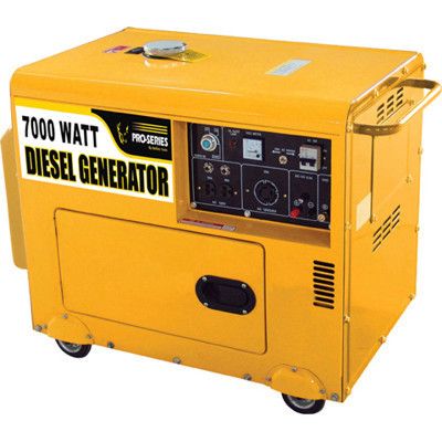 Buffalo Tools Pro Series Diesel Generator 7000 Peak Watts GENSD7