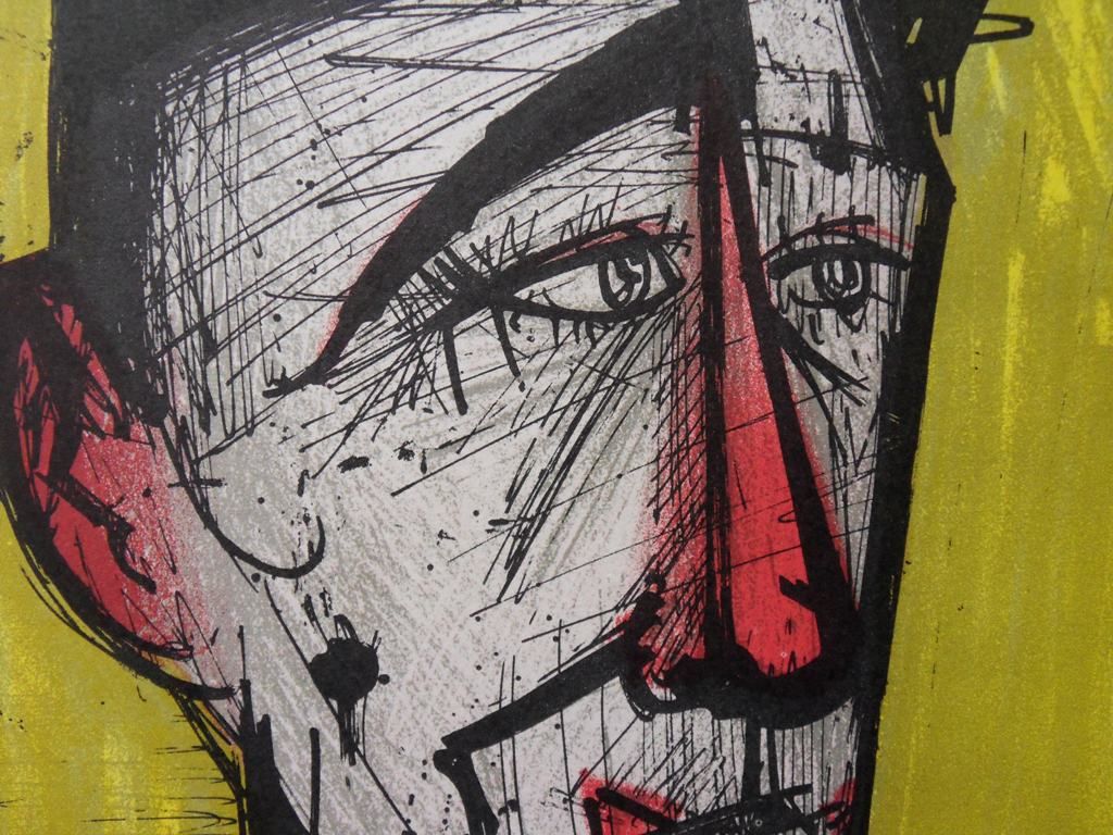 BERNARD BUFFET  Clown   ORIGINAL SIGNED LITHOGRAPH # MOURLOT 1968 