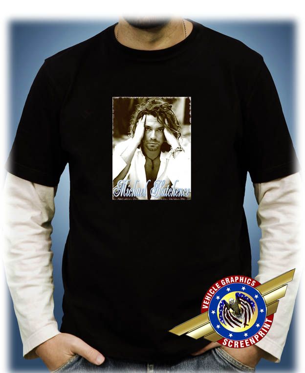 Michael Hutchence " Rock Star " Personalized T-shirts 