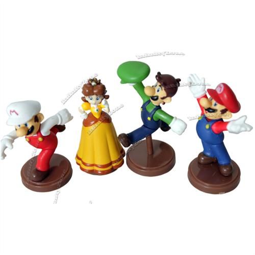 Nintendo Wii Super Mario Bros Luigi Koopa 12 Figure Set