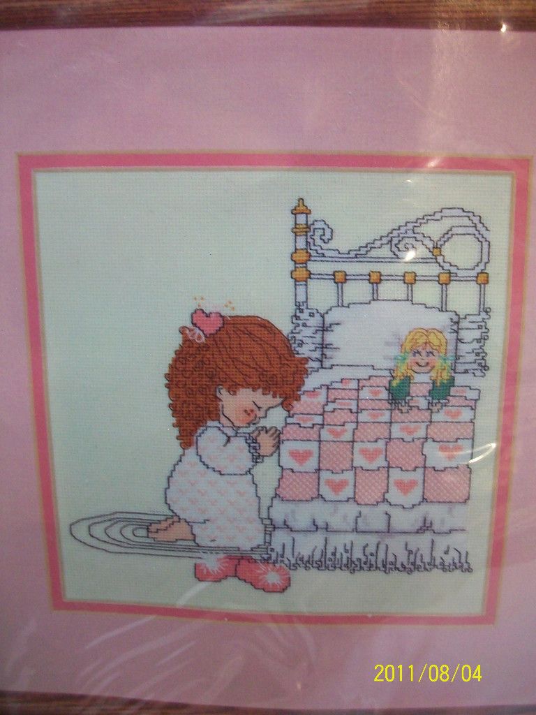 Burdett Counted Cross Stitch Kit Little Girl Praying