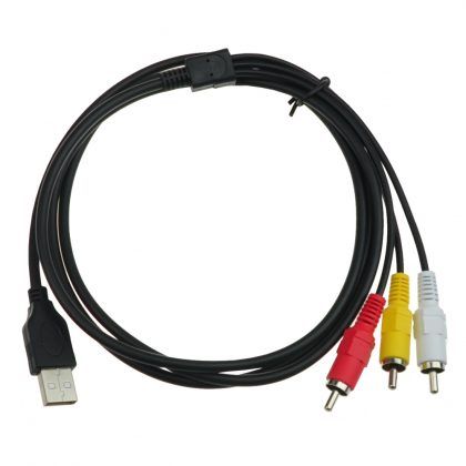   RCA Video Audio Data Cable Cord for Camcorders AV Equipment HDD