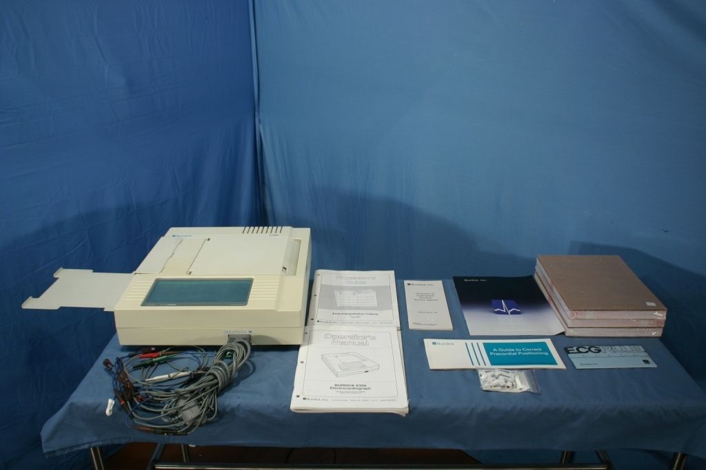 Burdick E560 Interpretive EKG with Accessories