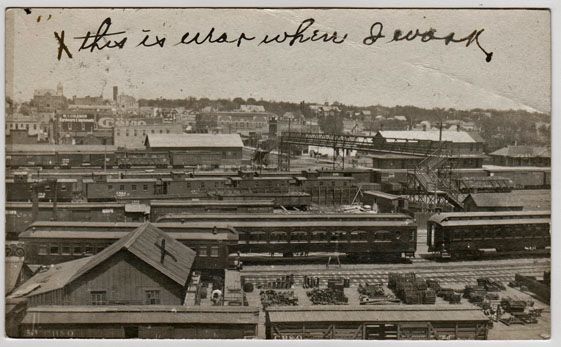 1907 RPPC CB&Q/Chicago Burlington & Quincy Railroad IA Iowa/Illinois 