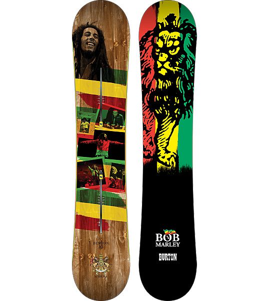 Burton Restricted Whammy Bar Marley Snowboard 157 Rasta