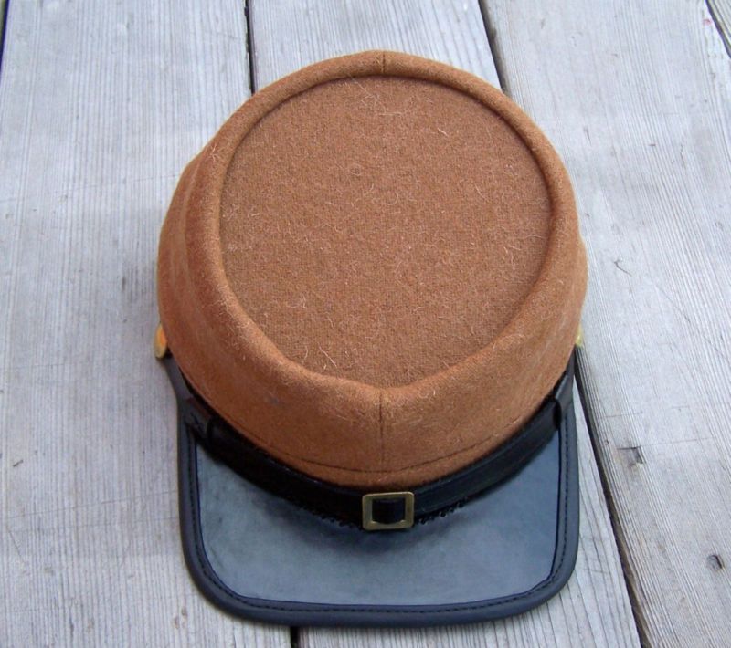 Civil War Reenactor Confederate Butternut Kepi Medium