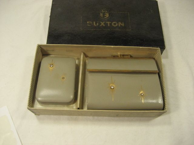 Vintage Buxton Wallet and Key Holder in Original Box