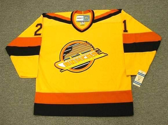 cam neely vancouver canucks 1985 vintage jersey xxl