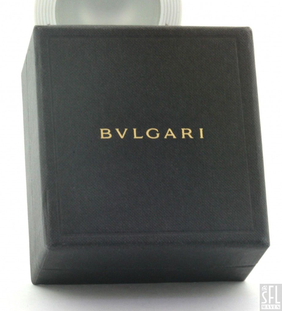 Bulgari Heavy Platinum 18K Gold Fancy 3 Piece Octagonal Band Ring Set 