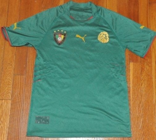 Puma Cameroon Africa World Cup National Team Home Soccer Jersey ETOO 