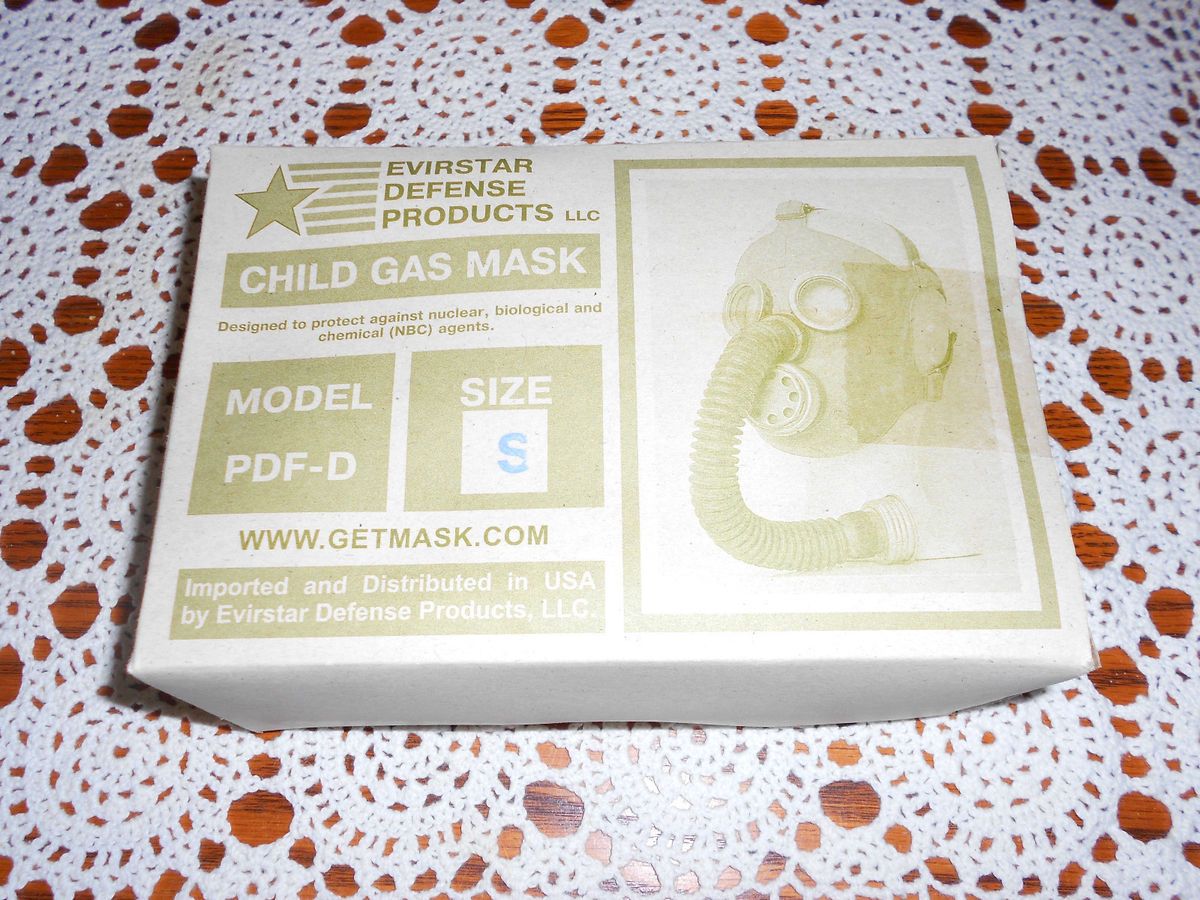 Evirstar Defense Products Child Gas Mask Model PDF D (size S)