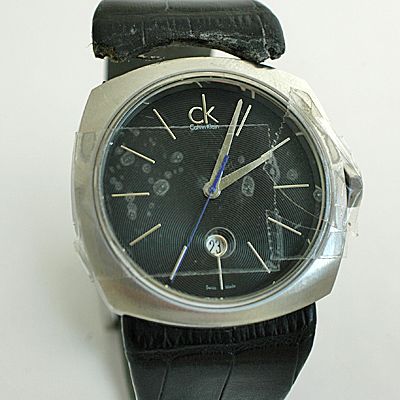 of Calvin Klein CK Mens Stainless Steel Watches as Found Running 