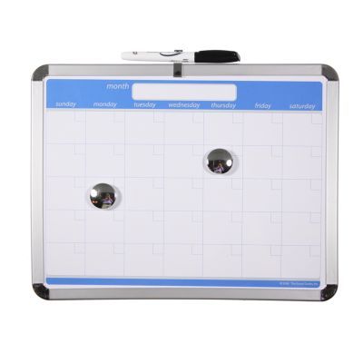 Magnetic Dry Erase Calendar Board 11”x14” with Marker Magnets 3M 