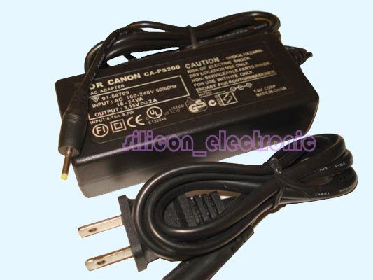 AC DC Adapter for Canon CAPS800 CAPS200 CA PS800 CA PS200 ACK 800 