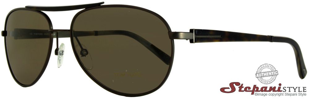 Tom Ford Sunglasses TF113 Camillo 49E Brown 113