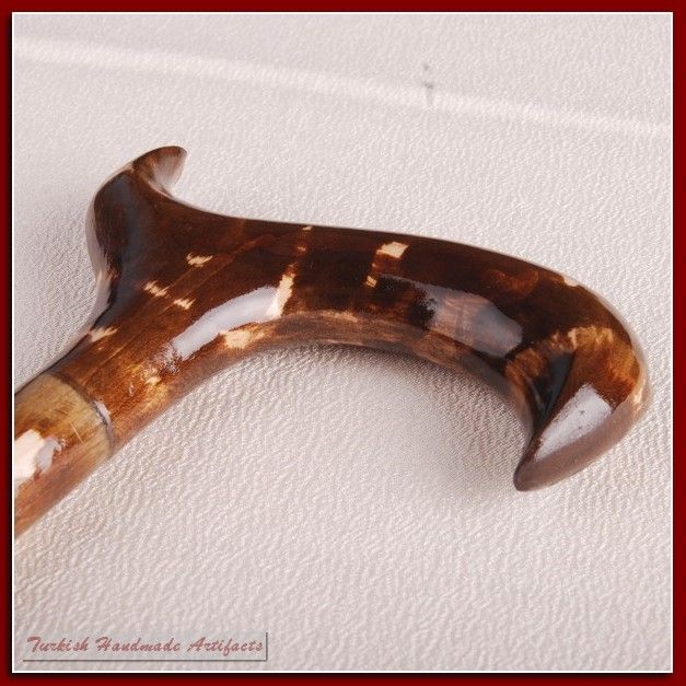 Hand Carved SNAKE Wooden Walking Stick Cane Canes ky541