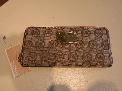   100% AUTHENTIC MICHAEL KORS Calista Satchel and Zip Around Wallet