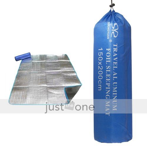 Travel Camping Aluminum Foil Sleeping Dampproof Mat Pad