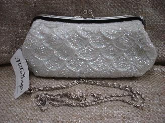 Carlo Fellini Sunflower Nite Shoes and Handbag White Set