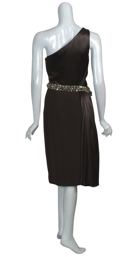 Carolina Herrera Rhinestone Beaded Dress $3390 12 New