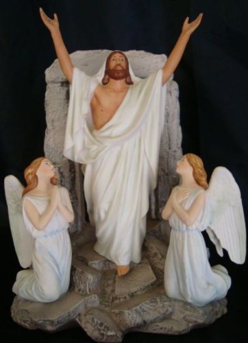 Franklin Mint Resurrection Porcelain Sculpture By Carl Bloch