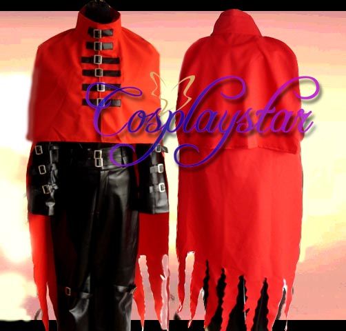 Final Fantasy VII Vincent Valentine Cosplay Costume