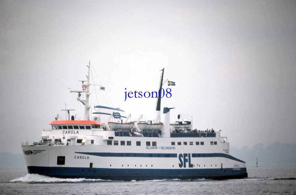 ORIGINAL SLIDE   CAROLA SFL Ferries Swedish Car Passenger Ferry