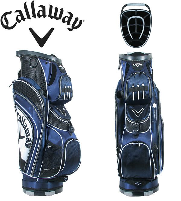 CALLAWAY ORG. 14 SPORT CART GOLF BAG BLACK/NAVY NEW & FREE GROUND 