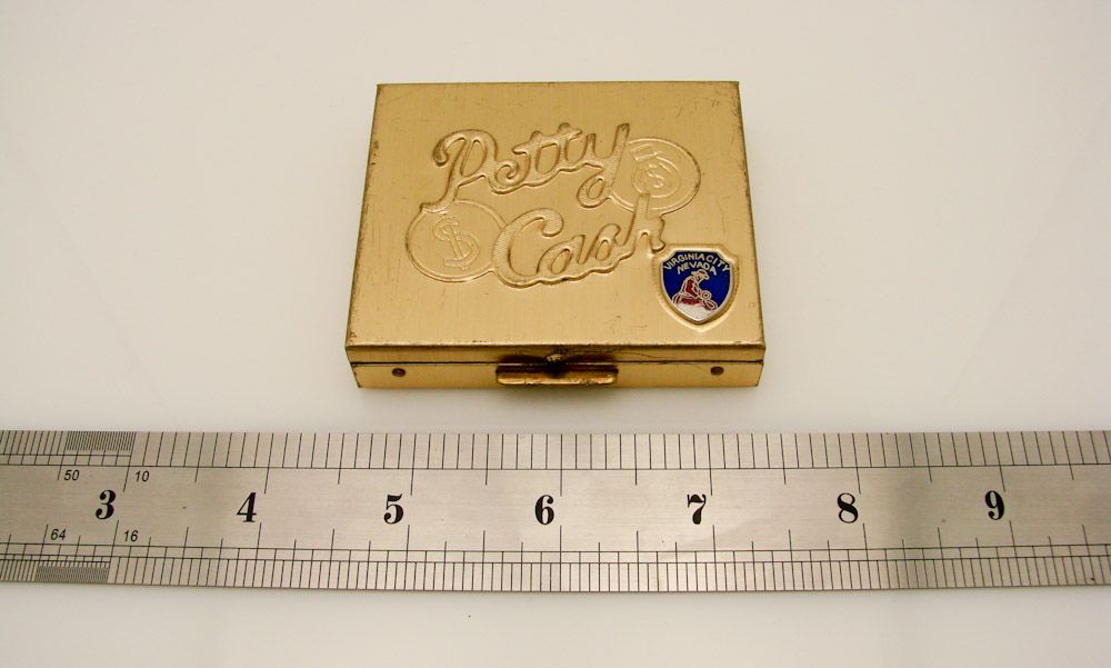 Vintage Petty Cash Box Virginia City Nevada