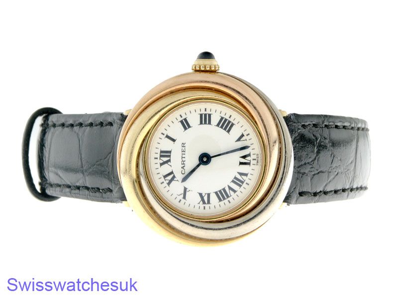 Cartier 18kt Yellow Gold Trinity Ladies Watch Shipped from London UK 