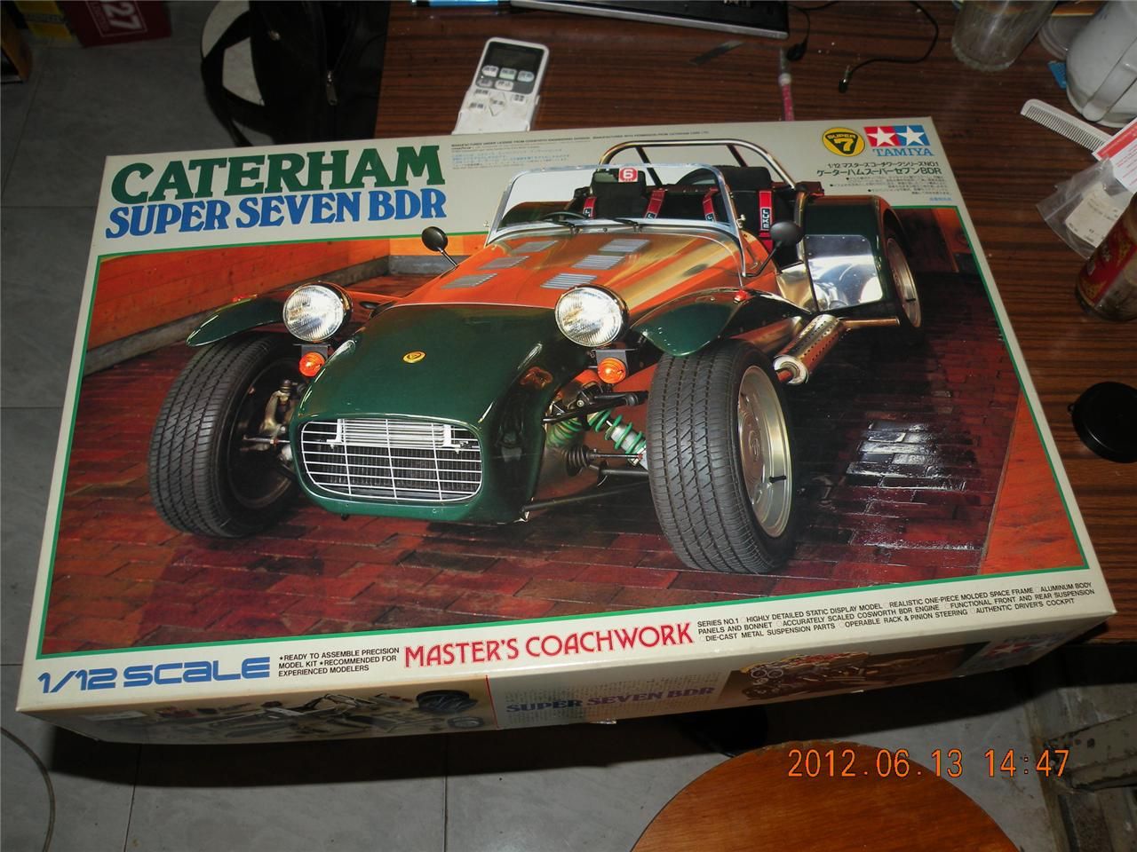 tamiya 1 12 scale caterham super seven bdr