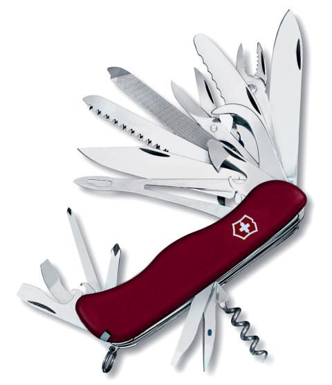 WORKCHAMP XL  RED_111 mm/4.37 in TOOL LRG LOCKBLADE_VICTORINOX SWISS 