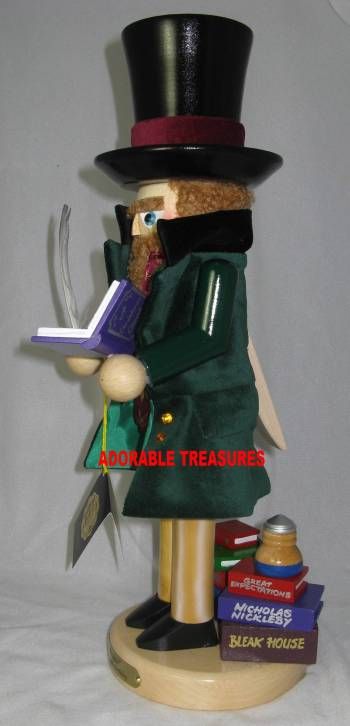 2012 SIGNED KARLA STEINBACH CHARLES DICKENS 200TH ANNIV NUTCRACKER, LE 