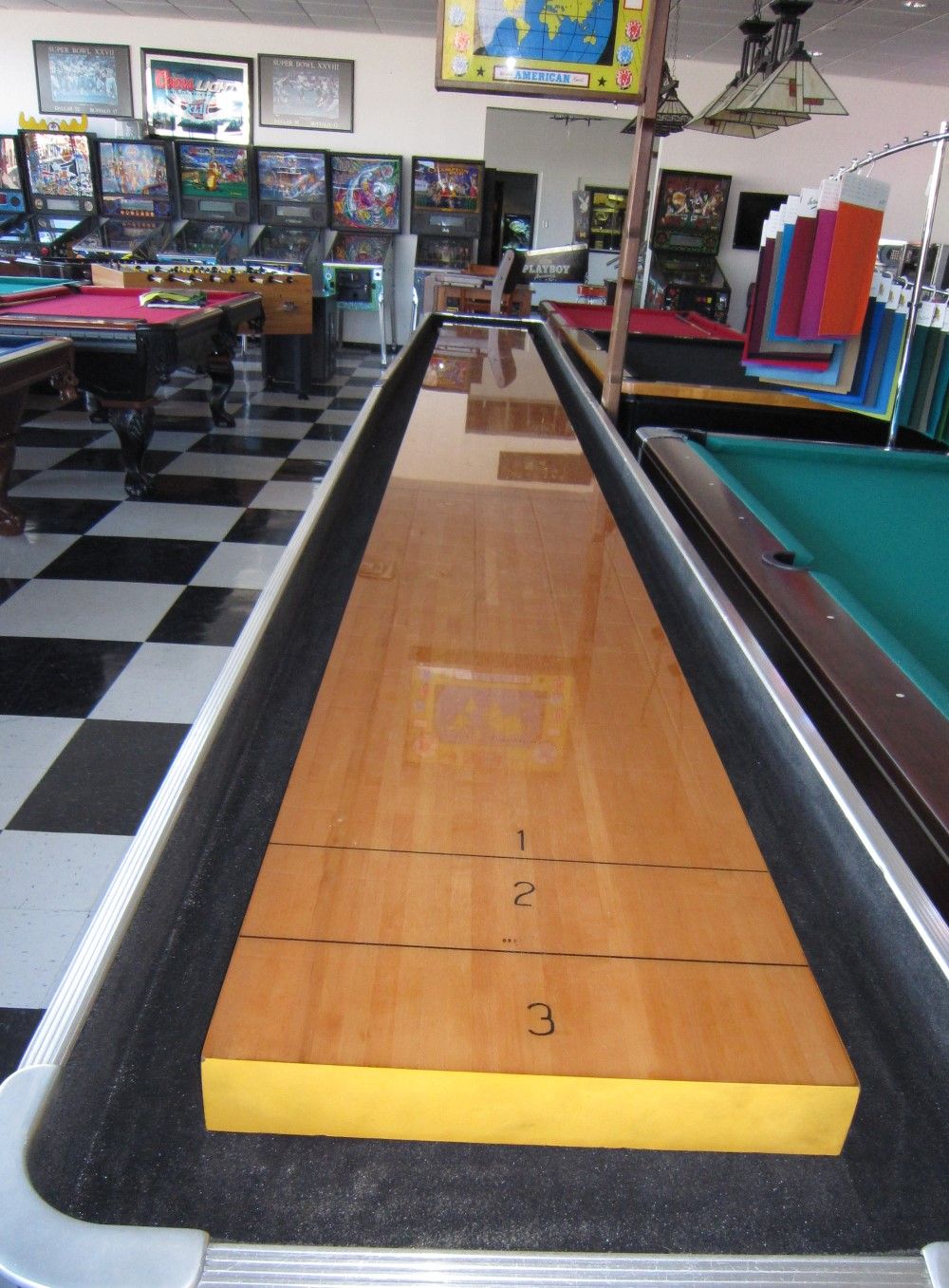 22 Foot Champion Tournament Shuffleboard w Scoreboard Will SHIP