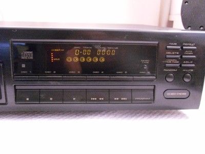 pioneer 6 disc vintage multi cd player model pd m552