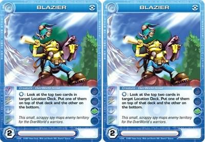 2X CDP 003 Blazier Chaotic Super RARE Foil Card Code Random Stats Dawn 