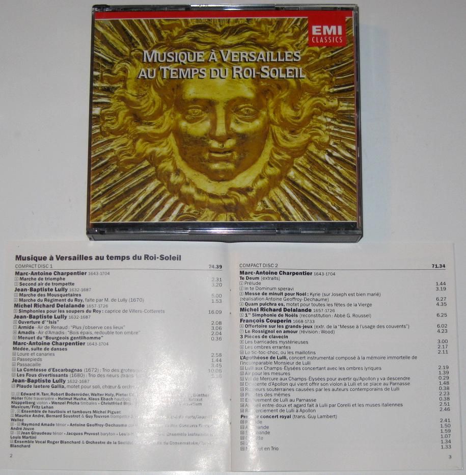 CHARPENTIER, LULLY, COUPERIN, DELALANDE, MARAIS Music of the Sun King 