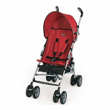 Chicco Capri C6 Comfort Travel Stroller Red Race New